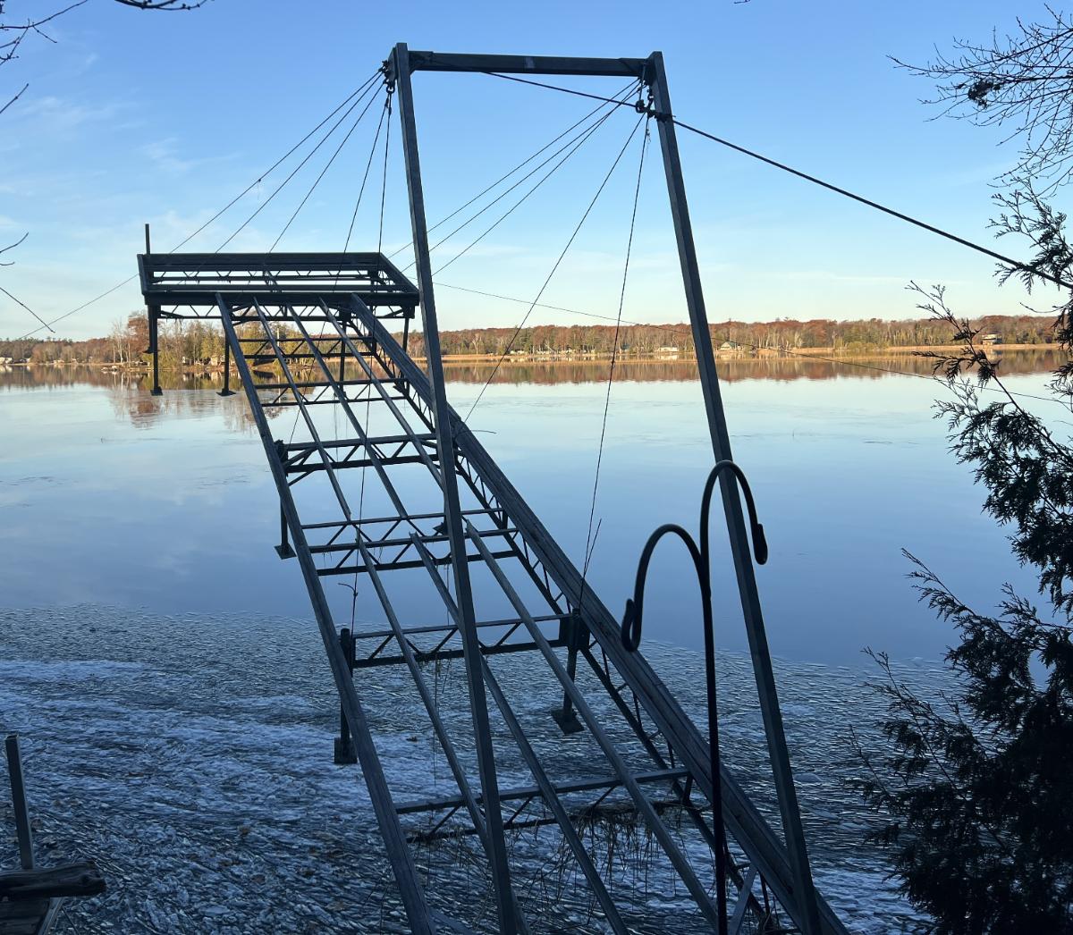 Keeping an eye on docks and shoreline through the seasons, Chemong Lake