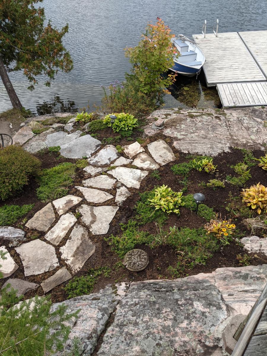 Flagstone walkway — Buckhorn
