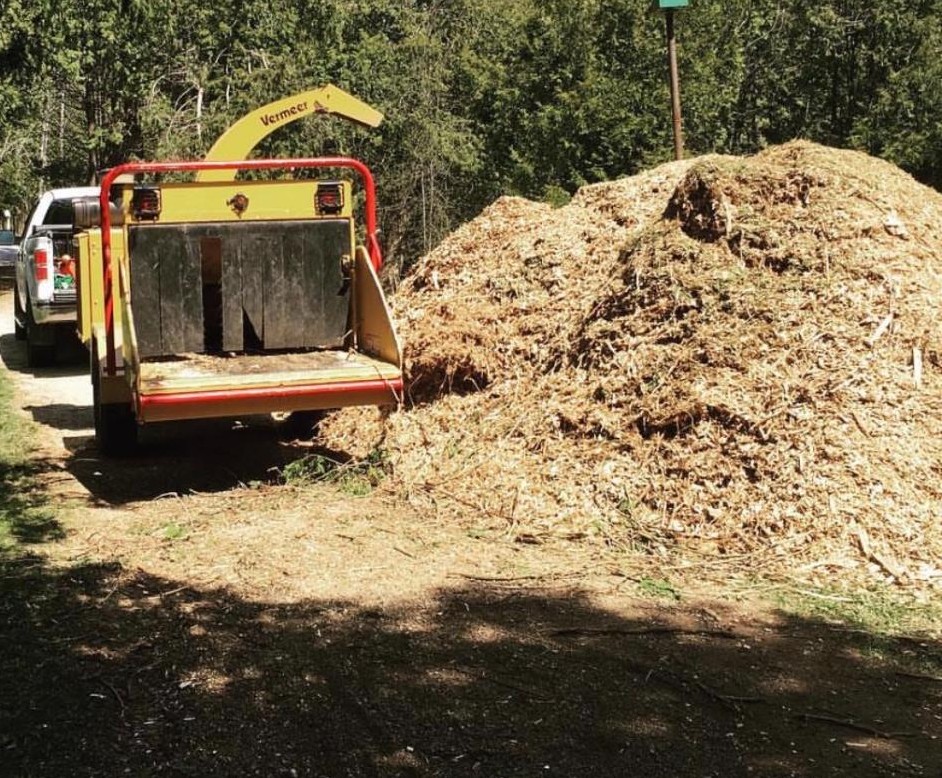 Wood chipping & property clean-up — Kawarthas